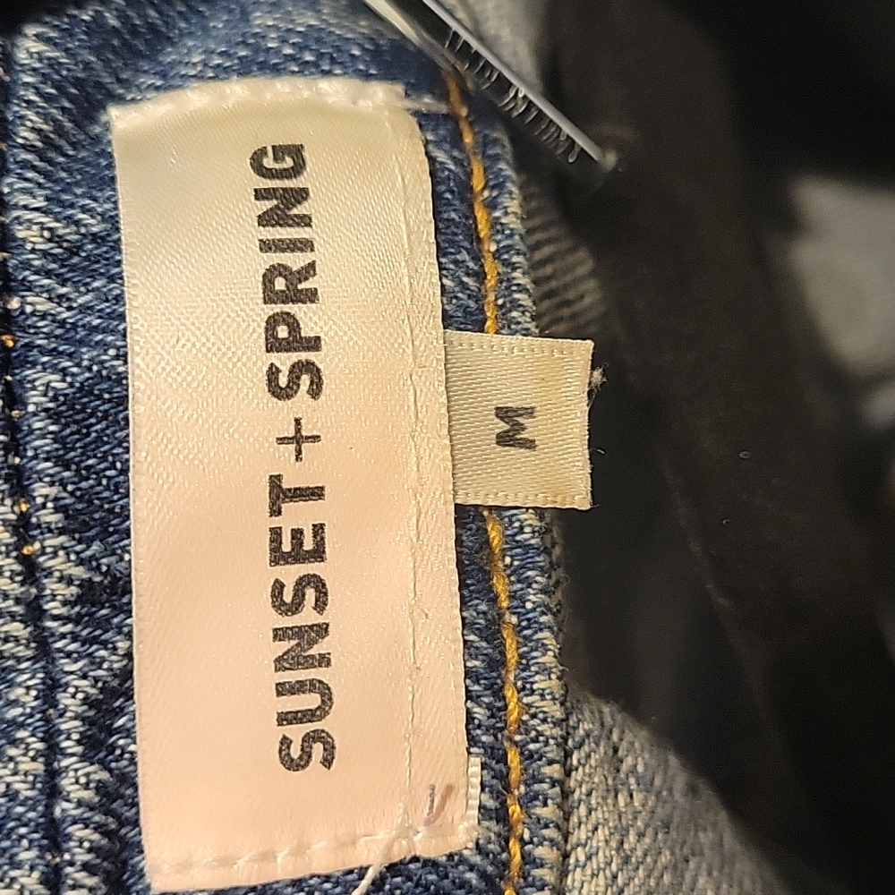 Sunset + Spring Cropped Denim Jacket - image 5